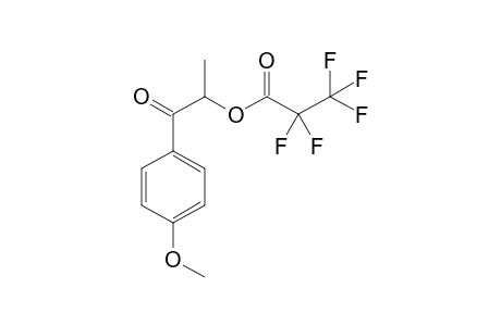 2-Hydroxy-1-(4-methoxyphenyl)propan-1-one pfp