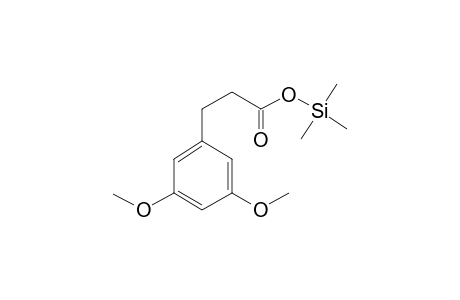 3-(3,5-Dimethoxyphenyl)propionic acid, tms