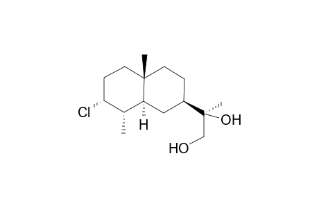 (-)-(11R)-3-.alpha.-Chloro-13-hydroxy-.alpha.-eudesmol