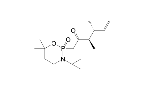 (R,S)-(Pl,3'l,4'l)-3-tert-Butyl-6,6-dimethyl-2-(3',4'dimethyl-2'-oxo-5'-hexenyl)-2-oxo-1,3,2-oxazaphosphorinane