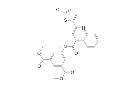 dimethyl 5-({[2-(5-chloro-2-thienyl)-4-quinolinyl]carbonyl}amino)isophthalate