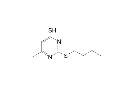 2-(butylsulfanyl)-6-methyl-4-pyrimidinyl hydrosulfide