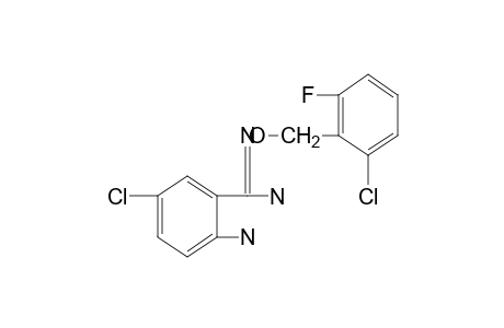 2-amino-5-chloro-O-(2-chloro-6-fluorobenzyl)benzamidoxime