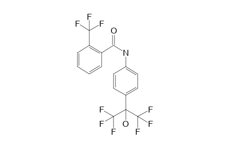 N-[4-(1,1,1,3,3,3-Hexafluoro-2-hydroxypropan-2-yl)phenyl]-2-(trifluoromethyl)benzamide