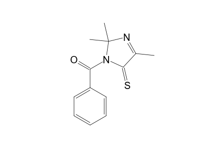 1-benzoyl-2,2,4-trimethyl-3-imidazoline-5-thione