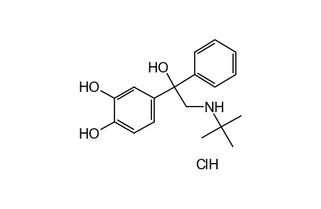 alpha-[(tert-BUTYLAMINO)METHYL]-3,4-DIHYDROXYBENZHYDROL, HYDROCHLORIDE