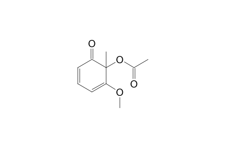 6-Hydroxy-5-methoxy-6-methyl-2,4-cyclohexadien-1-one, acetate