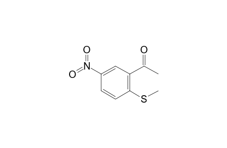 1-[2-(Methylthio)-5-nitrophenyl]ethan-1-one