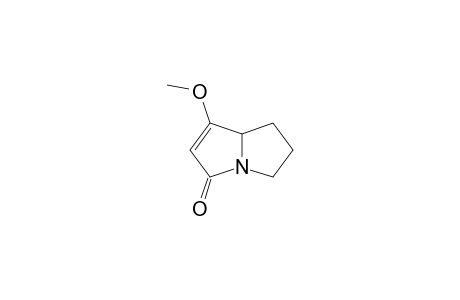 (+-)-1-Methoxy-5,6,7,7a-tetrahydro-3H-pyrrolo[1,2-a]pyrrol-3-one