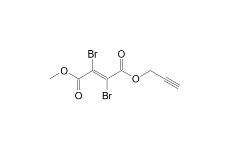 (E)-2,3-dibromo-2-butenedioic acid O1-methyl ester O4-prop-2-ynyl ester