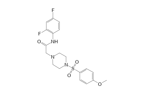 1-piperazineacetamide, N-(2,4-difluorophenyl)-4-[(4-methoxyphenyl)sulfonyl]-