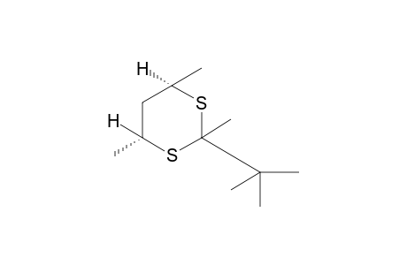 2-tert-BUTYL-2,cis-4,trans-6-TRIMETHYL-m-DITHIANE