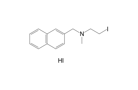 N-(2-iodoethyl)-N-methyl-2-naphthalenemethylamine, hydroiodide