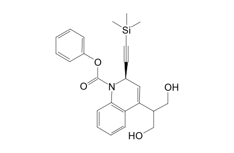 Phenyl (2R)-4-[(S)-1,3-dihydroxyprop-2-yl]-2-[(trimethylsilyl)-ethynyl]-1,2-dihydroquinoline-1-carboxylate