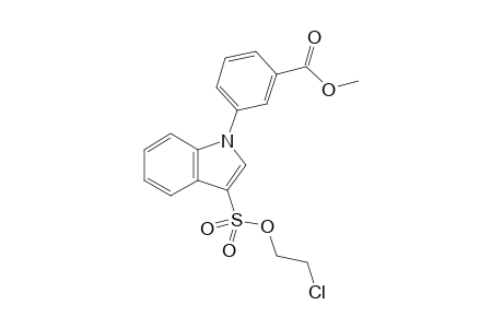 Methyl 3-(3-((2-chloroethoxy)sulfonyl)-1H-indol-1-yl)benzoate