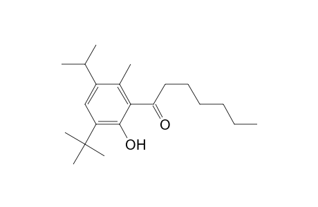 3'-tert-butyl-2'-hydroxy-5'-isopropyl-6'-methylheptanophenone