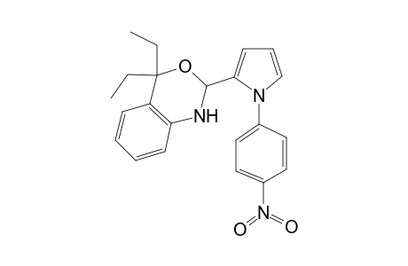 4,4-Diethyl-2-[1-(4-nitro-phenyl)-1H-pyrrol-2-yl]-1,4-dihydro-2H-benzo[d][1,3]oxazine