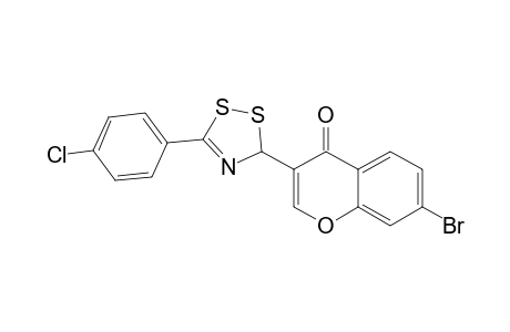 7-BROMO-3-[5'-(PARA-CHLORO)-PHENYL-3H-[1,2,4]-DITHIAZOL-3'-YL]-4H-CHROMEN-4-ONE