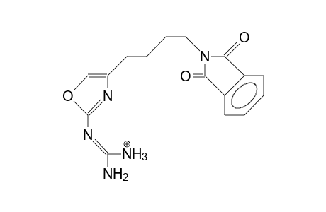 2-Guanidino-4-(4-phthalimido-butyl)-oxazole cation