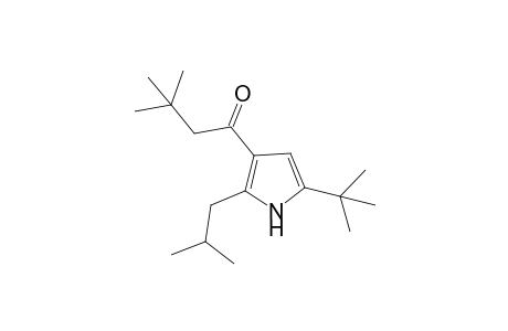 1-(5-tert-Butyl-2-isobutyl-1H-pyrrol-3-yl)-3,3-dimethyl-butan-1-one