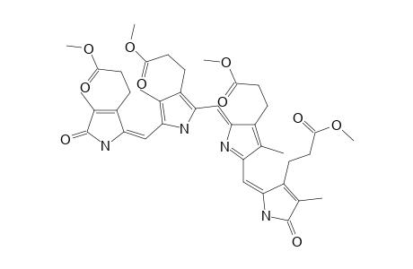 21H-Biline-3,8,12,17-tetrapropanoic acid, 1,19,22,24-tetrahydro-2,7,13,18-tetramethyl-1,19-dioxo-, tetramethyl ester