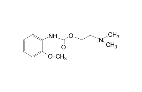 o-methoxycarbanilic acid, 2-(dimethylamino)ethyl ester