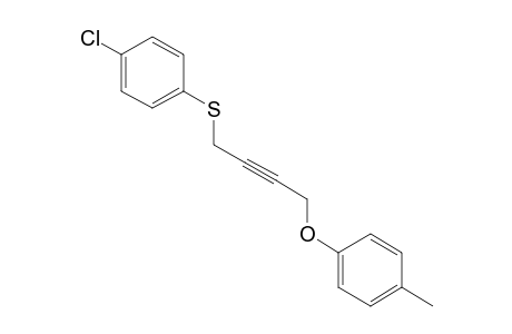 4-[(p-chlorophenyl)thio]-2-butynyl p-tolyl ether