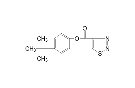 1,2,3-thiadiazole-4-carboxylic acid, p-tert-butylphenyl ester