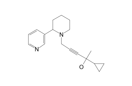 Cyclopropanemethanol, .alpha.-methyl-.alpha.-[3-[2-(3-pyridinyl)-1-piperidinyl]-1-propynyl]-