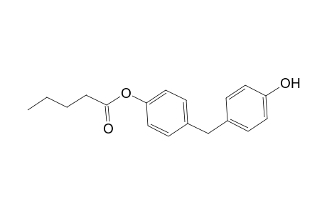 Pentanoic acid [4-[(4-hydroxyphenyl)methyl]phenyl] ester