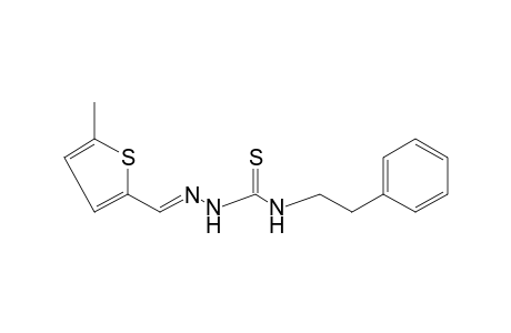 5-methyl-2-thiophenecarboxaldehyde, 4-phenethyl-3-thiosemicarbazone