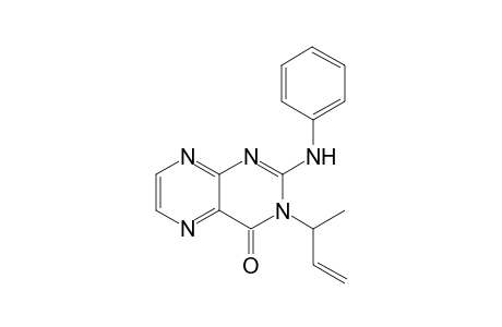 3-ANILINO-2-(1-METHYLPROP-2-ENYL)-PTERIDIN-4(3H)-ONE