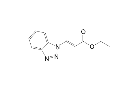 (E)-3-(1-benzotriazolyl)-2-propenoic acid ethyl ester