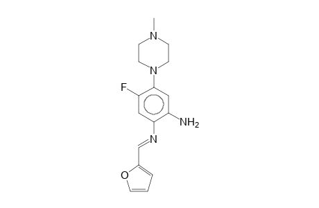 1,2-Benzenediamine, N1-(2-furylmethylene)-5-fluoro-4-(4-methylpiperazin-1-yl)-