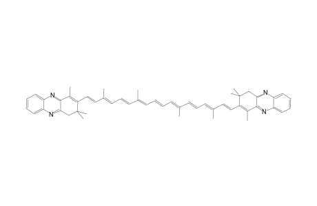 Phenazine, 2,2'-(3,7,12,16-tetramethyl-1,3,5,7,9,11,13,15,17-octadecanonaene-1,18-diyl)bis[3,4-dihydro-1,3,3-trimethyl-, (all-E)-