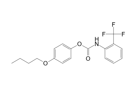 (2-Trifluoromethylphenyl)carbamic acid, 4-butoxyphenyl ester