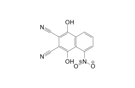 2,3-Naphthalenedicarbonitrile, 1,4-dihydroxy-5-nitro-