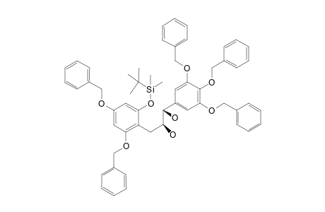 (1S,2S)-1-(3,4,5-Tri(benzyloxy)phenyl]-3-[2,4-bis(benzyloxy-6-(tert-butyldimethylsilyloxy)phenyl]propane-1,2-diol