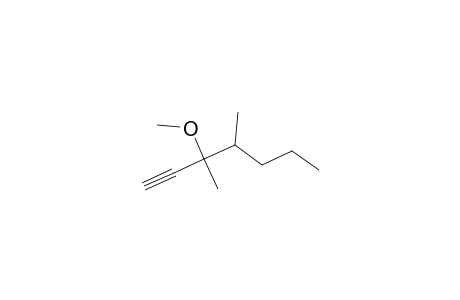 1-Heptyne, 3-methoxy-3,4-dimethyl-