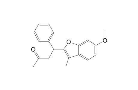 4-(6-Methoxy-3-methyl-2-benzofuranyl)-4-phenyl-2-butanone