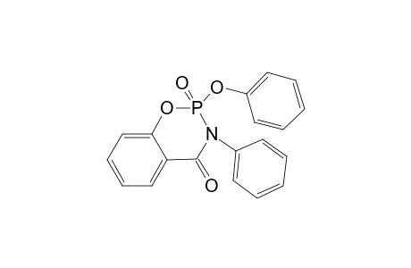 2-Phenoxy-3-phenyl-2,3-dihydro-4H-1,3,2-benzoxazaphosphinin-4-one 2-oxide