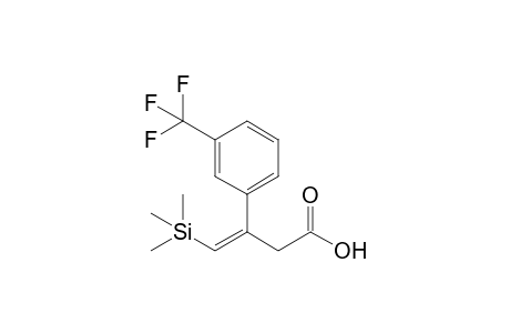 (Z)-4-Trimethylsilyl-3-(m-trifluoromethylphenyl)but-3-enoic acid