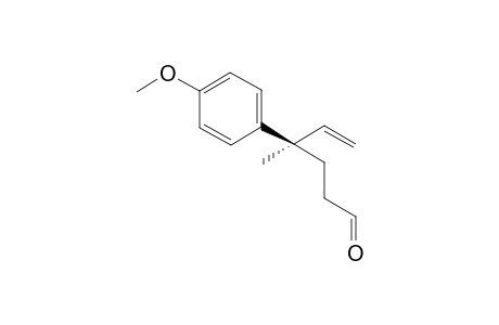 (4R)-4-(4-methoxyphenyl)-4-methyl-5-hexenal