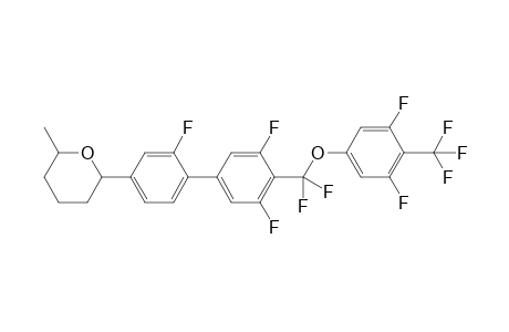 2-[4-[4-[[3,5-difluoro-4-(trifluoromethyl)phenoxy]-difluoro-methyl]-3,5-difluoro-phenyl]-3-fluoro-phenyl]-6-methyl-tetrahydropyran