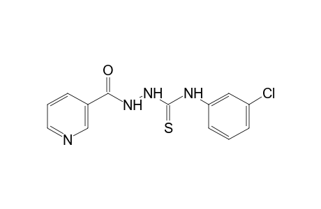 4-(m-chlorophenyl)-1-nicotinoyl-3-thiosemicarbazide