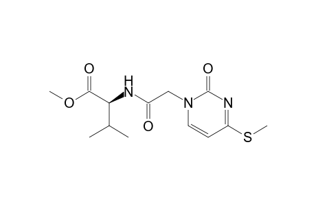 N-{[4-(Methylsulfanyl)-2-oxopyrimidin-1(2H)-yl]acetyl}-L-valine Methyl Ester