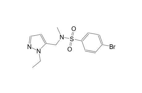 benzenesulfonamide, 4-bromo-N-[(1-ethyl-1H-pyrazol-5-yl)methyl]-N-methyl-