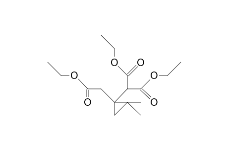 1-[Bis-(ethoxycarbonyl)-methyl]-2,2-dimethyl-1-[(ethoxycarbonyl)-methyl]-cyclopropane