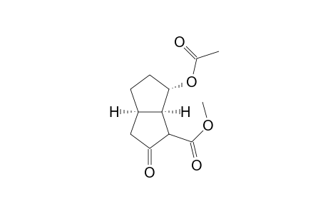 1-Pentalenecarboxylic acid, 6-(acetyloxy)octahydro-2-oxo-, methyl ester, (3a.alpha.,6.alpha.,6a.alpha.)-