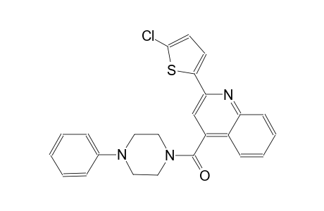 2-(5-chloro-2-thienyl)-4-[(4-phenyl-1-piperazinyl)carbonyl]quinoline